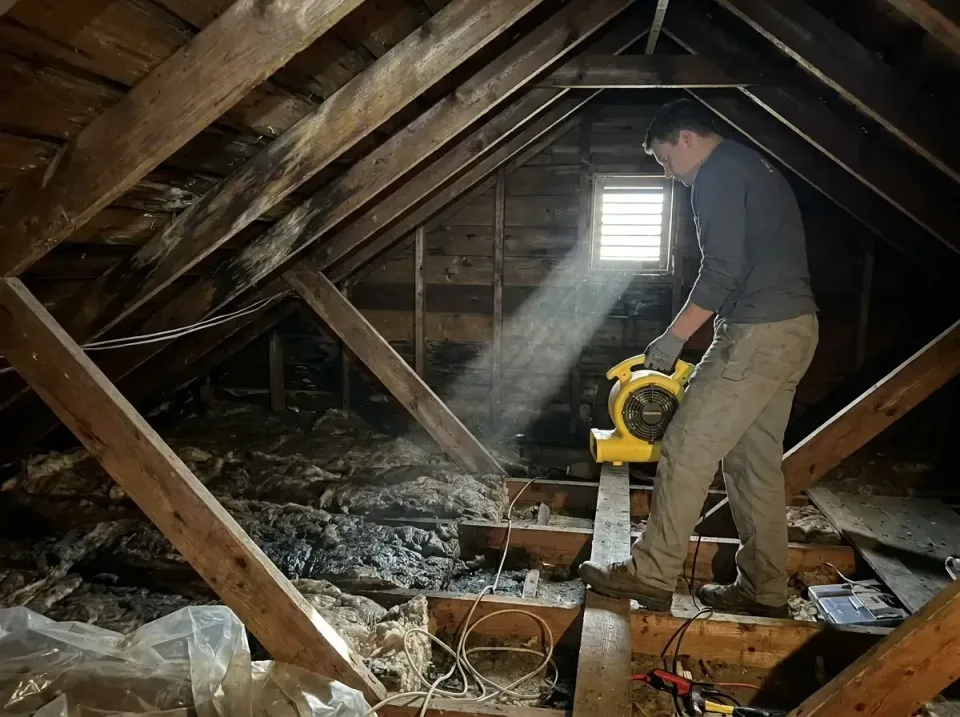 attic-water-damage-drying-proc-007 — frequently asked questions, Emergency Water Extraction & 24/7 Flood Response in Viola,…